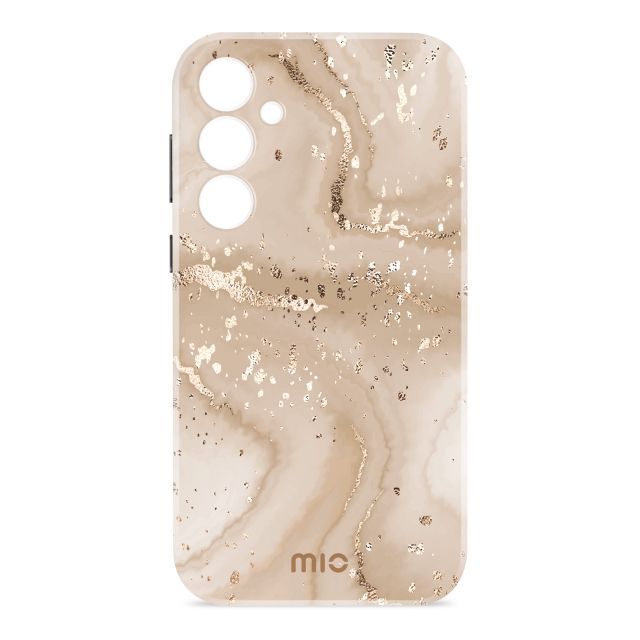 Back panel cover Mio  MIO Gold Marble Magsafe Compatible for Samsung S25 Ultra 5G