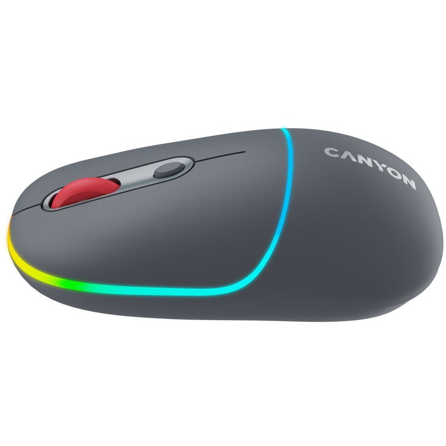 Computer mouse Canyon  CANYON mouse MW-22 2in1 BT/ Wireless Dark Grey