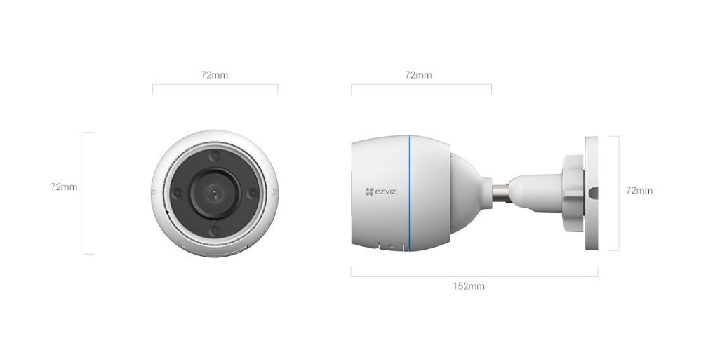 IP kaamerad EZVIZ  H3c Wi-Fi Smart Home Camera bullet