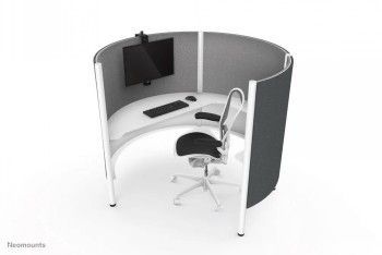Кронштейн для телевизора NEOMOUNTS BY NEWSTAR  NEWSTAR FLAT SCREEN CUBICAL HANGER (TO HANG A MONITOR OVER A SEPARATION WALL) 10-30" BLACK