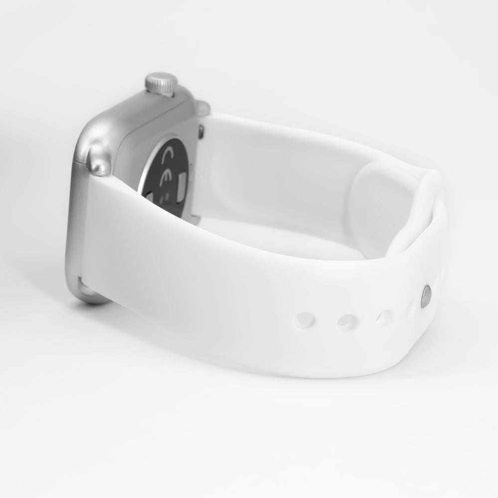 Rihm Connect  20mm Silicone Loop Watch Strap (S/M 110mm) White