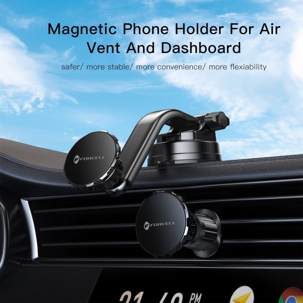 Стилус Forcell  Magnetic car phone holder Forcell F-Grip MagLuxe windshield / dashboard / air vent black