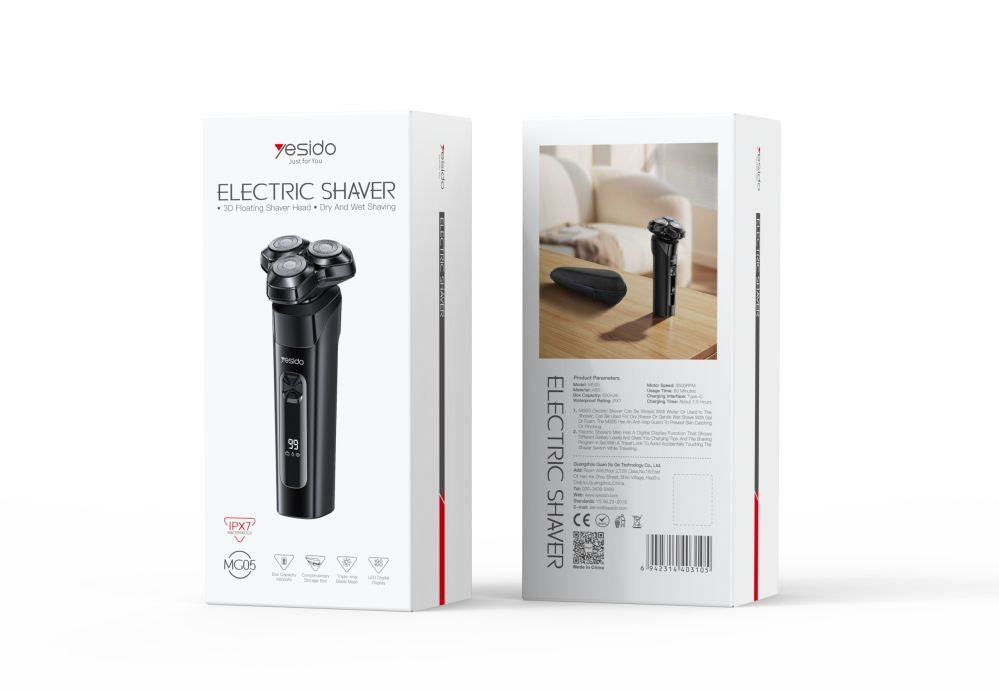Raseerijad yesido  Rotating Electric Shaver MG05 Black