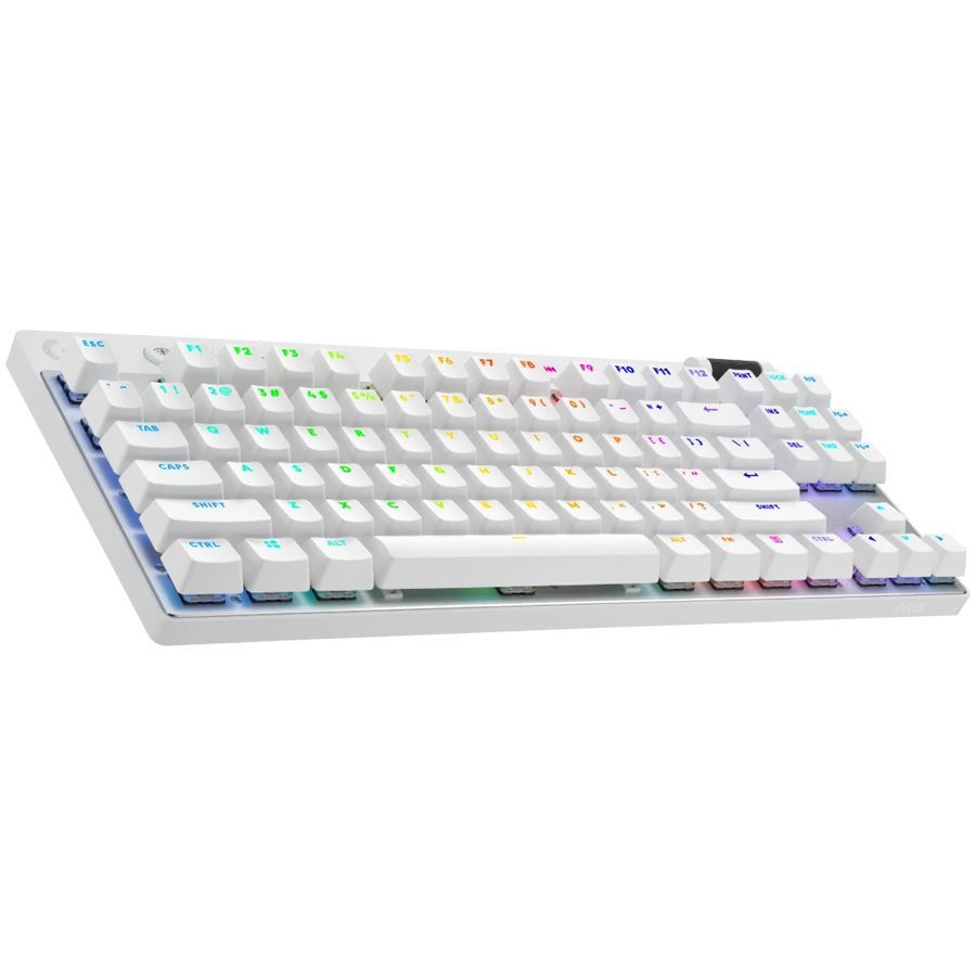 Computer keyboard Logitech  LOGITECH G PRO X TKL LIGHTSPEED Mechanical Gaming Keyboard - WHITE - US INT'L - TACTILE