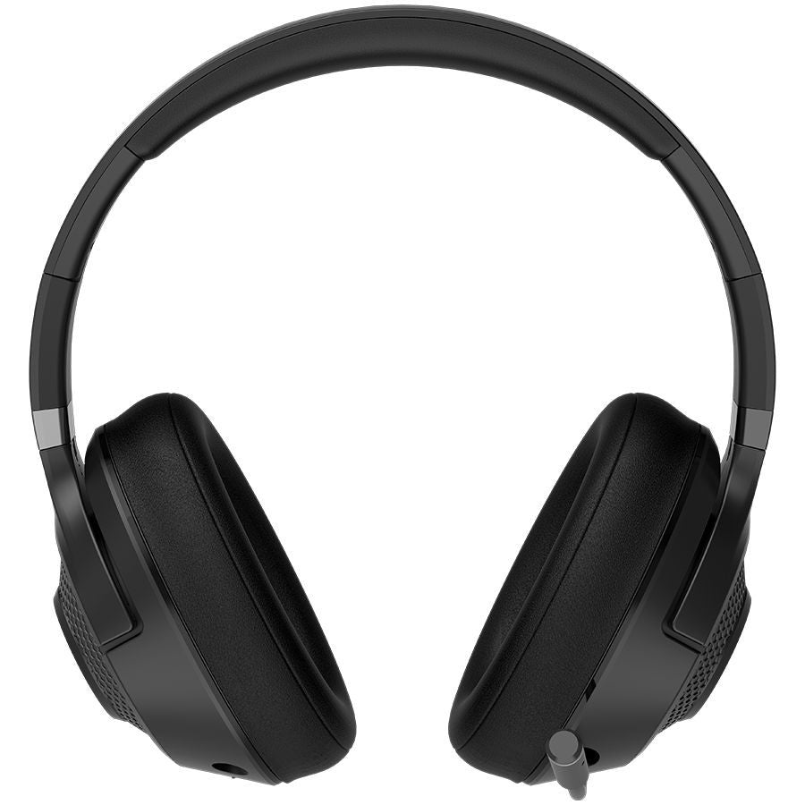 Kõrvaklapid mikrofoniga LORGAR  LORGAR Noah 500, Wireless Gaming headset with microphone, JL7006, BT 5.3, battery life up to 58 h (1000mAh), USB (C) charging cable (0.8m), 3.5 mm AUX cable (1.5m), size: 195*185*80mm, 0.24kg, black