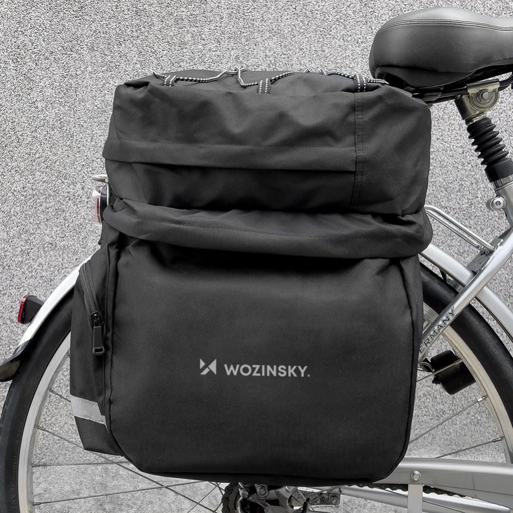 Аксессуар для велосипеда Wozinsky  Wozinsky 60L spacious bike rack bag (rain cover included) black (WBB13BK)