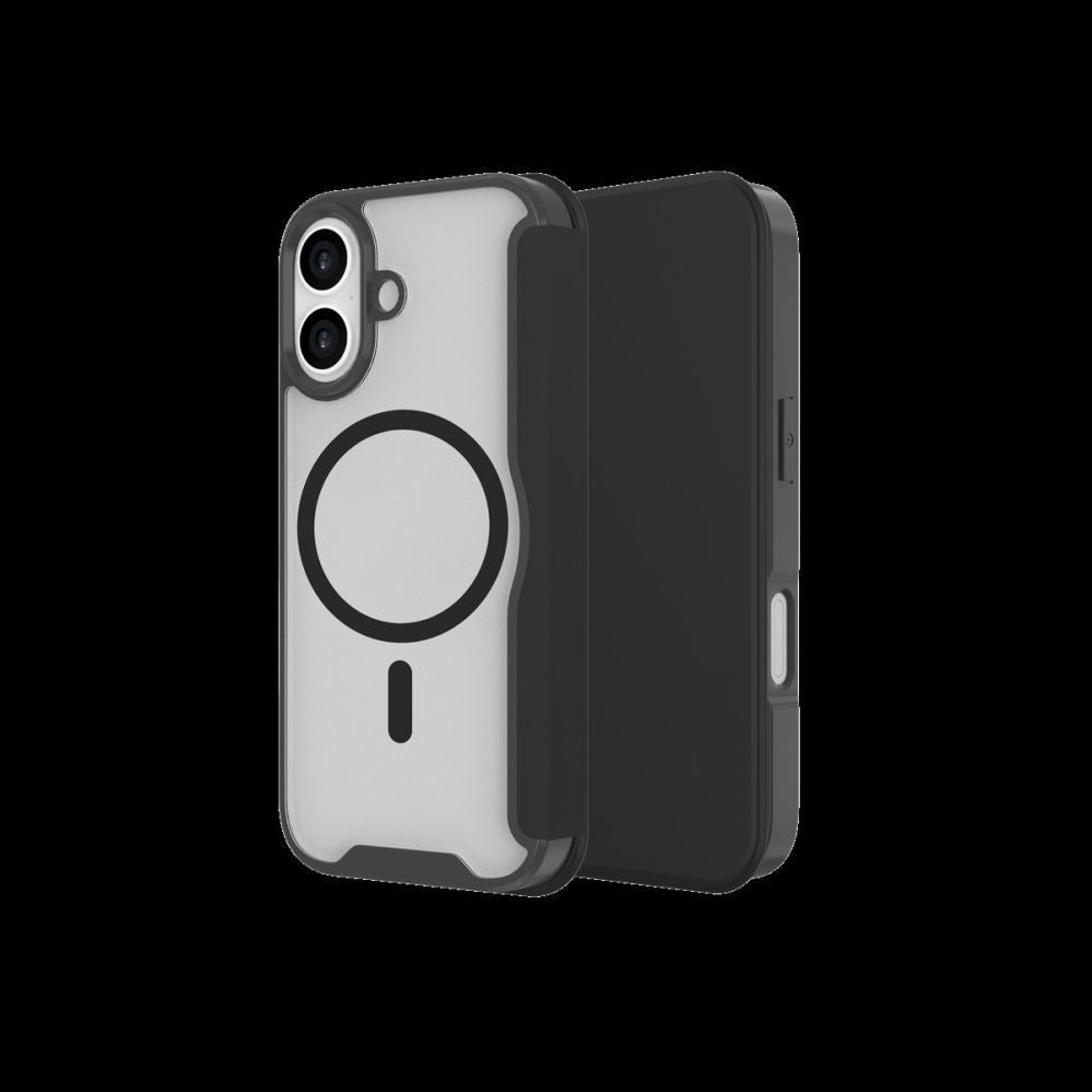 Back panel cover Just Must  JUST MUST CHAMPION II MAGSAFE FLIP CASE for  iPhone 17, Black