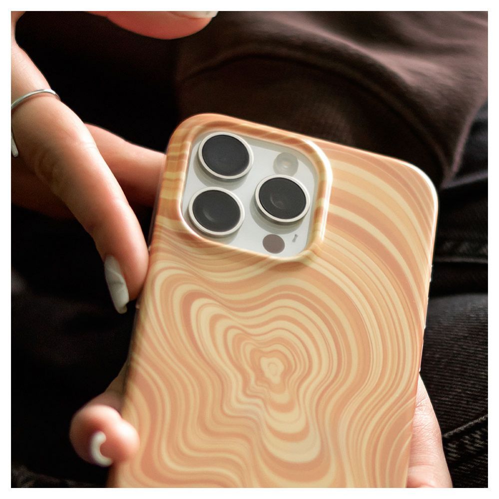 Tagakaaned Evelatus Apple iPhone 15 Pro PC Customized Print Design Desert Gold