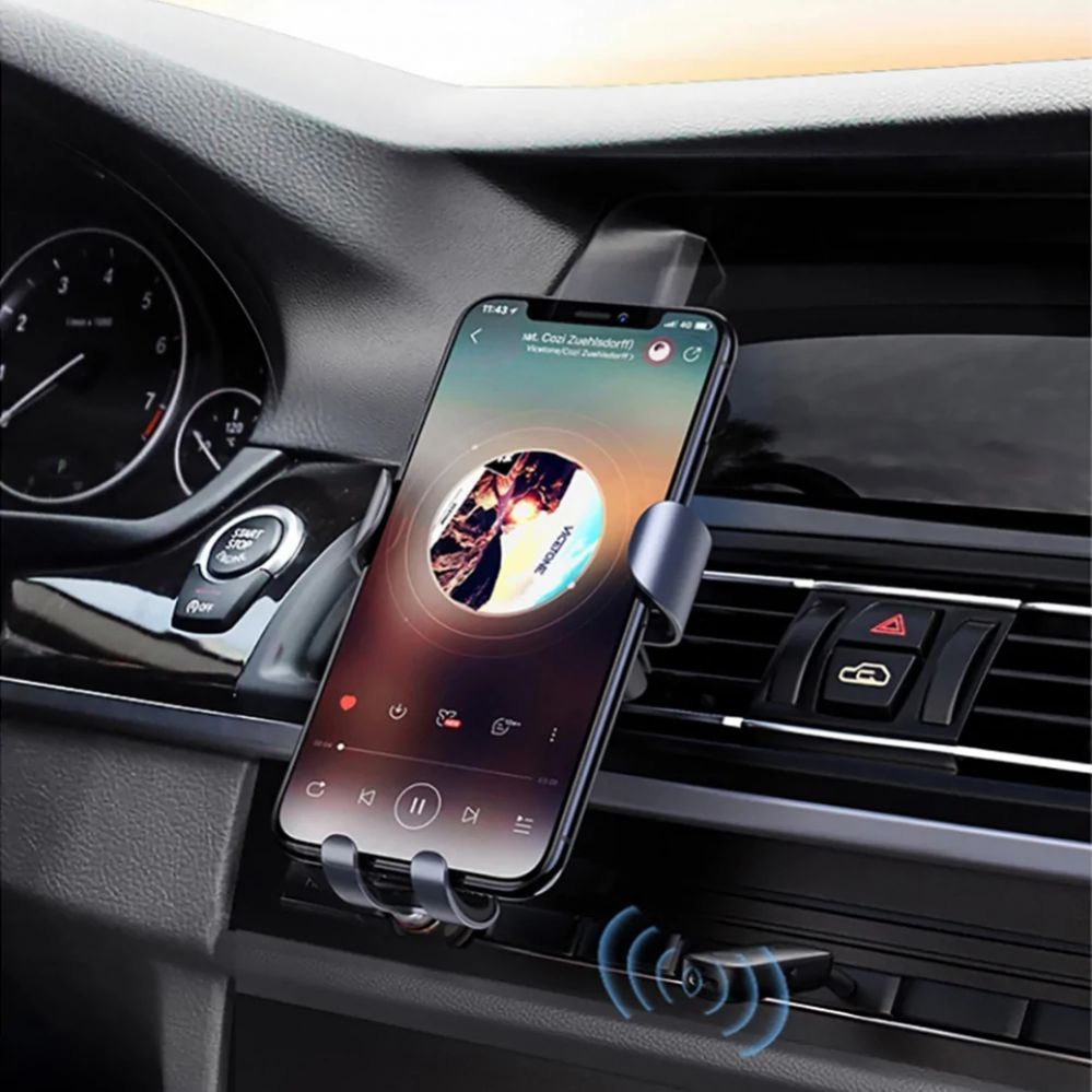 FM transmitter Ugreen  receiver bluetooth transmitter mini jack 3.5mm (CM403) 81885 Black