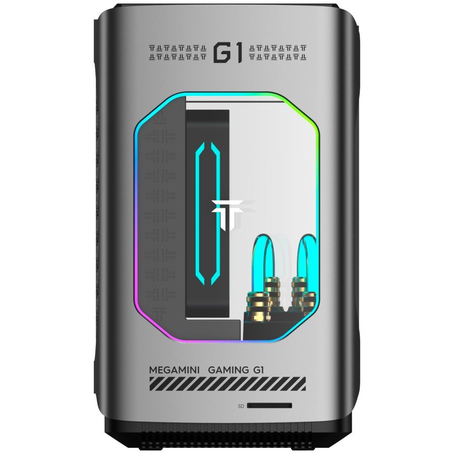 Sülearvuti TECNO  TECNO PC MEGAMINI GAMING G1 Intel i7-13620H DDR5 16Gb SSD 1Tb RTX4060 8Gb Water Cooling WiFi 6 BT 5.2 RJ45 2.5G 2xUSB 3.2 2xUSB 3.1 2xUSB2.0 1xThunderbolt 1xTypeC Full 2xHDMI 1xSD3.0 1xOculink 63Gb/s 1x3.5 Windows11