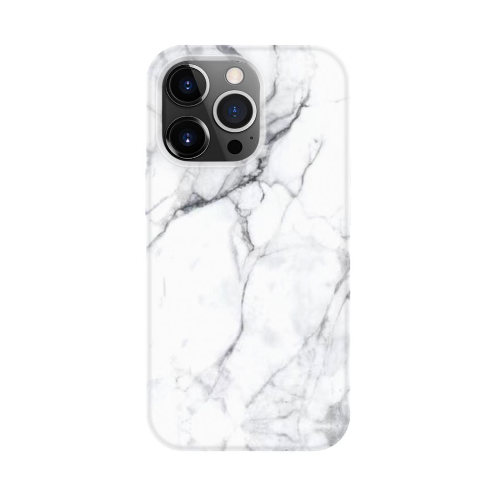 Tagakaaned Evelatus Apple iPhone 14 Pro Max Premium Silicone case Customized Print Marble White