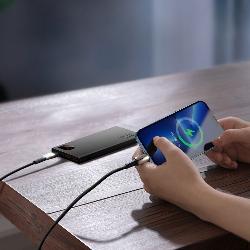 Power bank Baseus  Baseus Adaman Metal power bank with fast charging 10000mAh 22.5W (Overseas Edition 2021) black