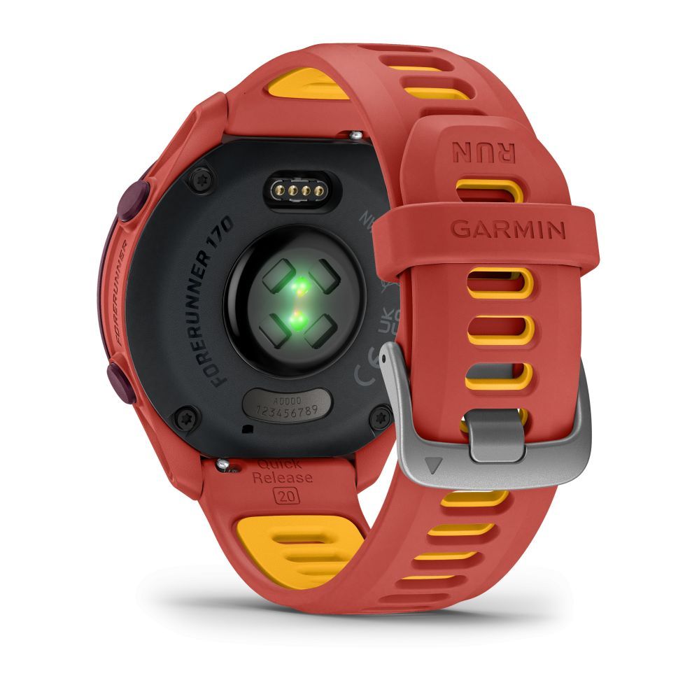 Умные часы Garmin  Forerunner 170 Music, Red Pink with Red Pink/Mango Band