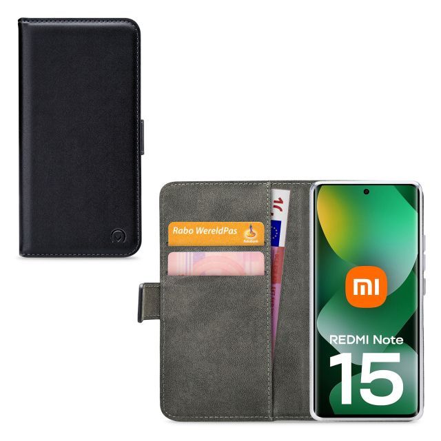 Чехол на заднюю панель mobilize  Mobilize Classic Gelly Wallet Book Case Xiaomi Redmi Note 15 5G Black