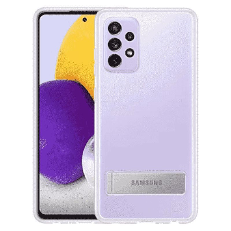 Back panel cover Samsung - Galaxy A72 Clear View Standing Cover Transparent