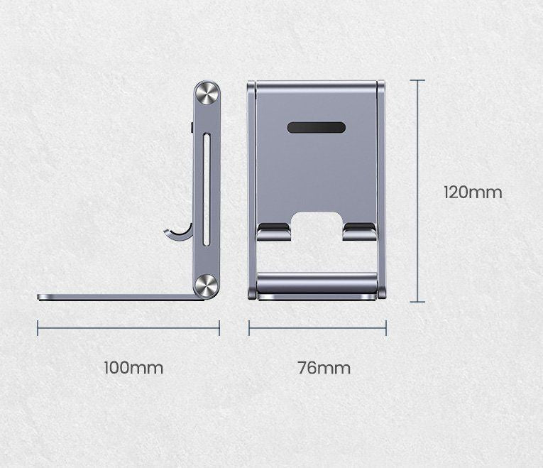 Авто держатель Ugreen  Ugreen metal aluminum folding phone holder tablet gray (LP263 80708)