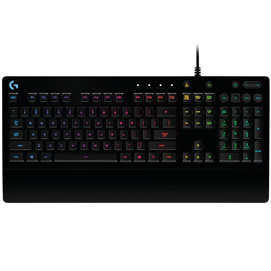 Computer keyboard Logitech  LOGITECH G213 Prodigy Corded RGB Gaming Keyboard - BLACK - US INT'L - USB