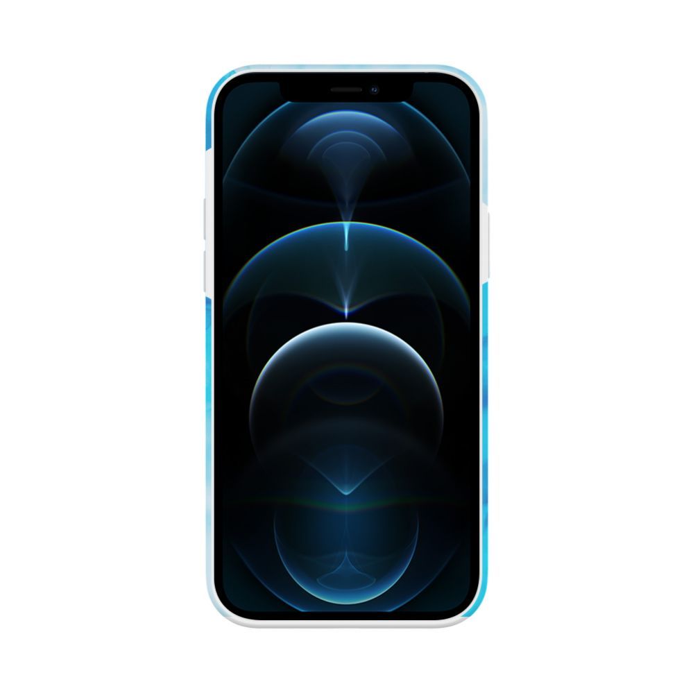 Tagakaaned Evelatus Apple iPhone 12 Pro Max Premium Silicone case Customized Print Blue