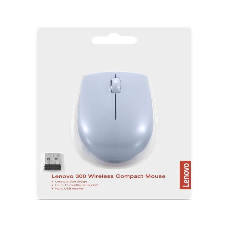 Arvutihiir Lenovo  Compact Mouse with battery 300 Frost Blue Wireless