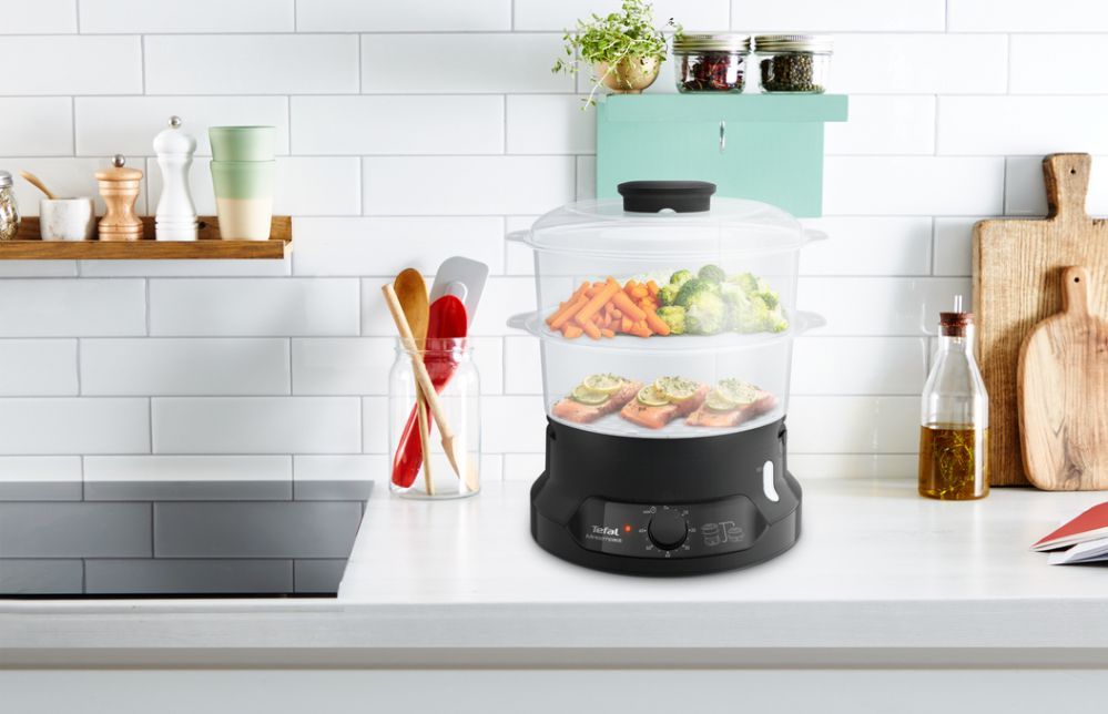 Muud väikesed kodumasinad TEFAL  Food Steamer VC139810	 Black, 800 W, Capacity 6 L, Number of baskets 2