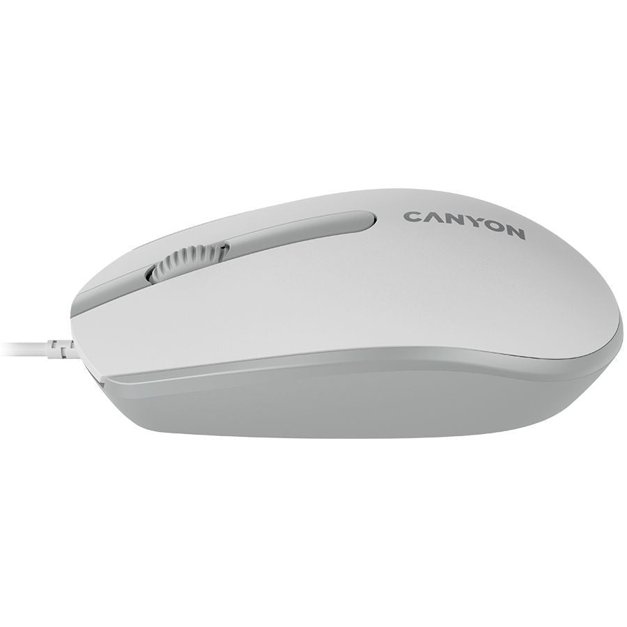 Arvutihiir Canyon  CANYON mouse M-10 Wired White Grey
