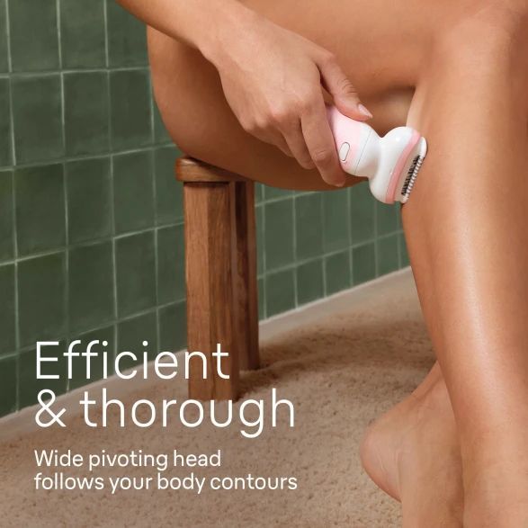 Epilaator Braun  Epilator | SES9-030 Silk épil 9 | Operating time (max) 50 min | Number of power levels 2 | Wet & Dry | White/Rose