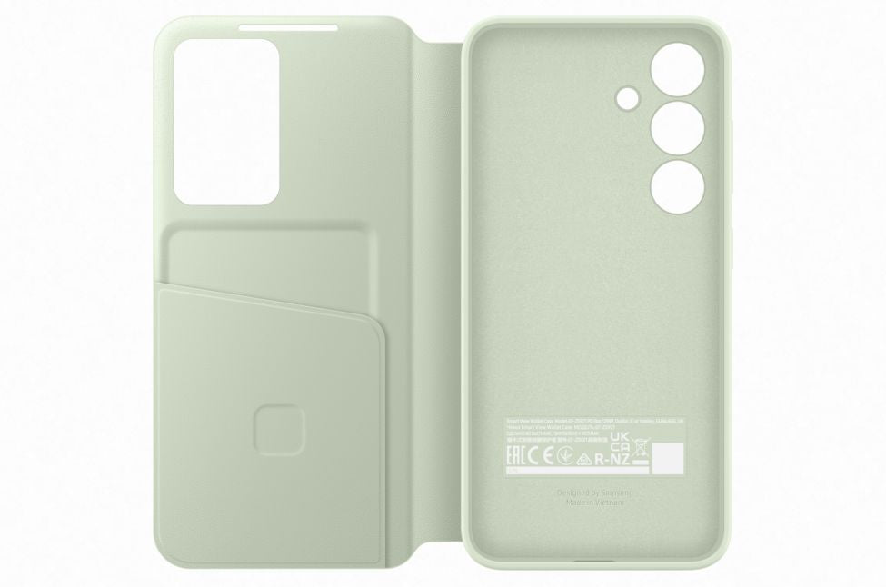 Back panel cover Samsung  ZS921CGE Smart View Wallet Case Samsung Galaxy S24, Light Green