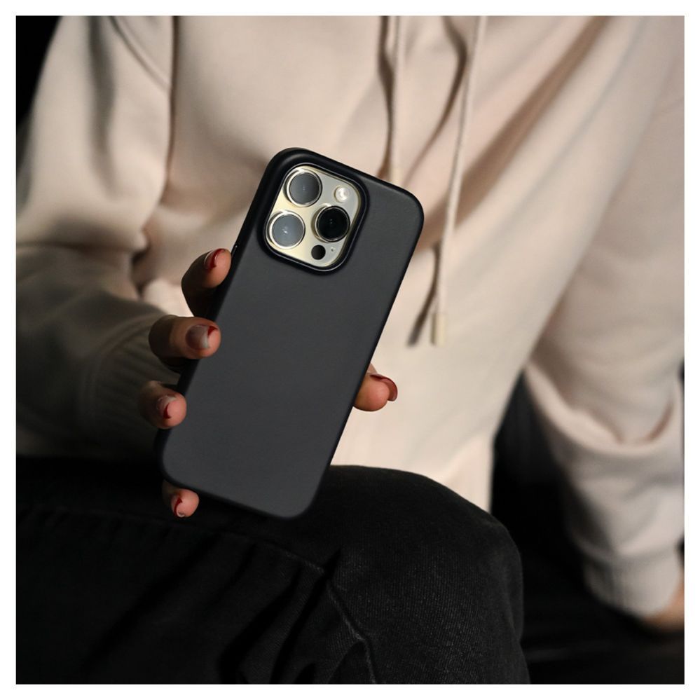 Чехол на заднюю панель Evelatus Apple iPhone 13 Pro Genuine Leather case with MagSafe Blue