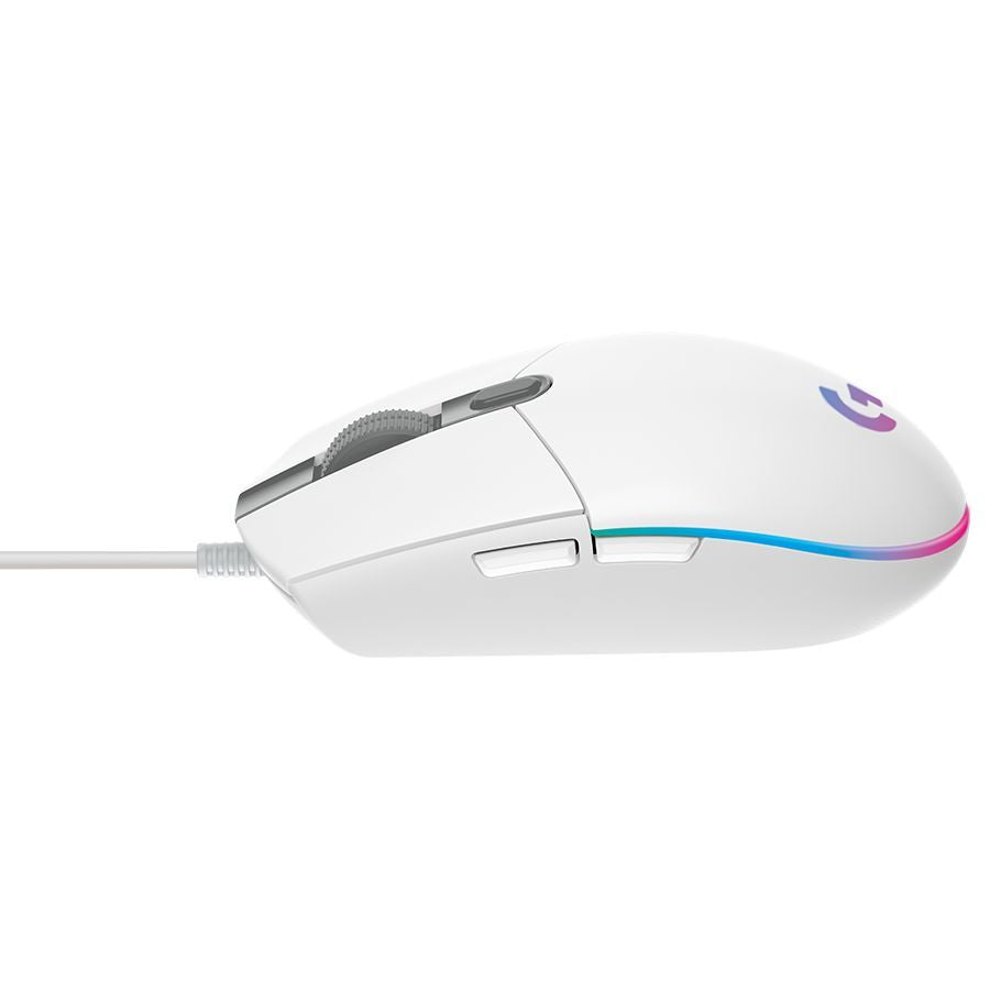 Computer mouse Logitech  LOGITECH G102 LIGHTSYNC Corded Gaming Mouse - WHITE - USB - EER