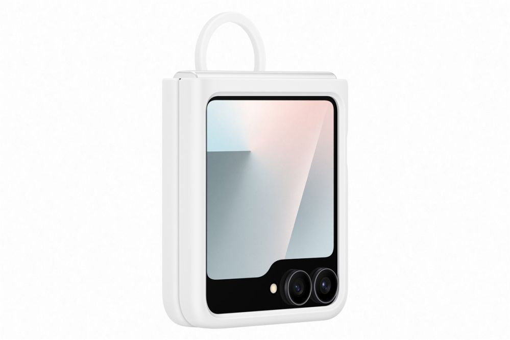 Tagakaaned Samsung  PF741TWEGWW Silicone Case Samsung Galaxy Flip7 FE, White