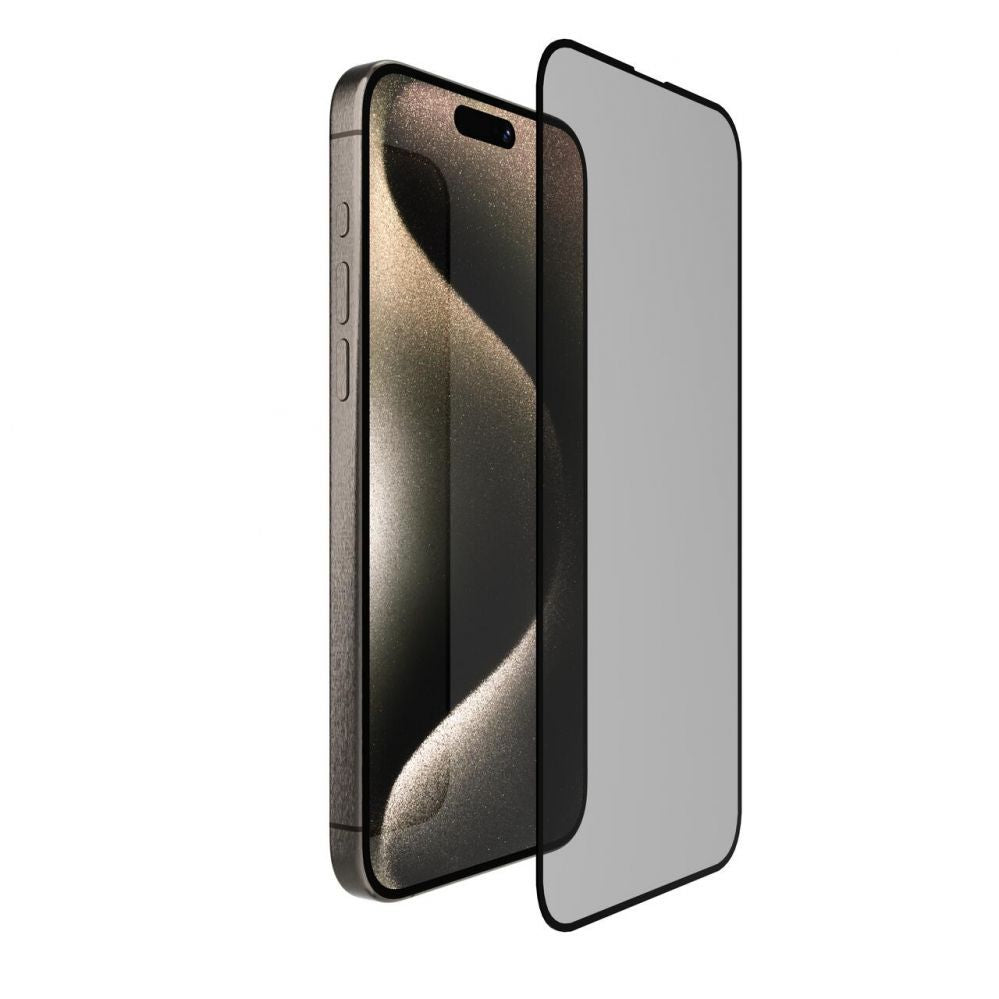 Kaitseklaasid Connect Xiaomi Redmi 13C 5G Privacy 2.5D Silk Full Cover Anti-Static Stronger Black