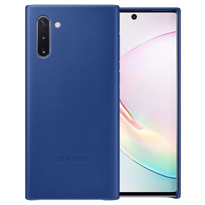 Tagakaaned Samsung  Galaxy Note 10 Leather Cover Blue