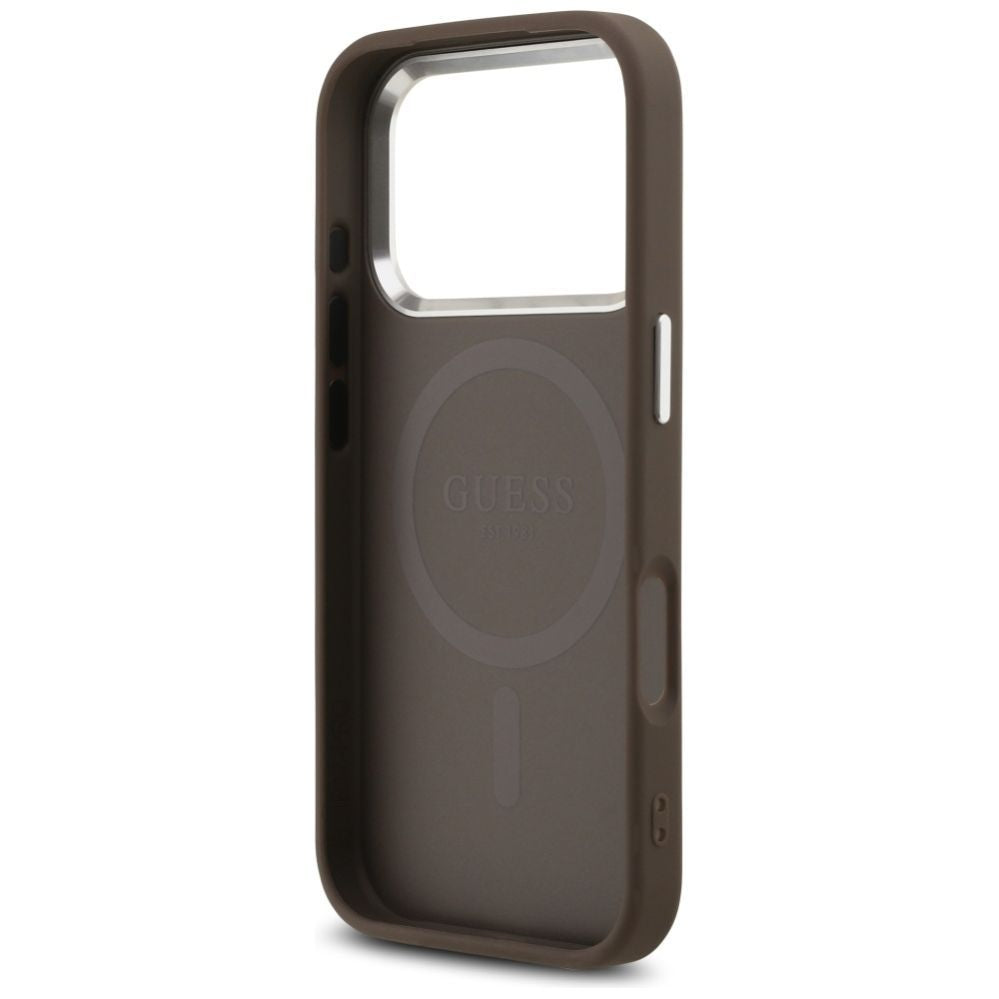 Другие товары Guess  Guess 4G Classic Logo MagSafe case for iPhone 17 Pro - brown