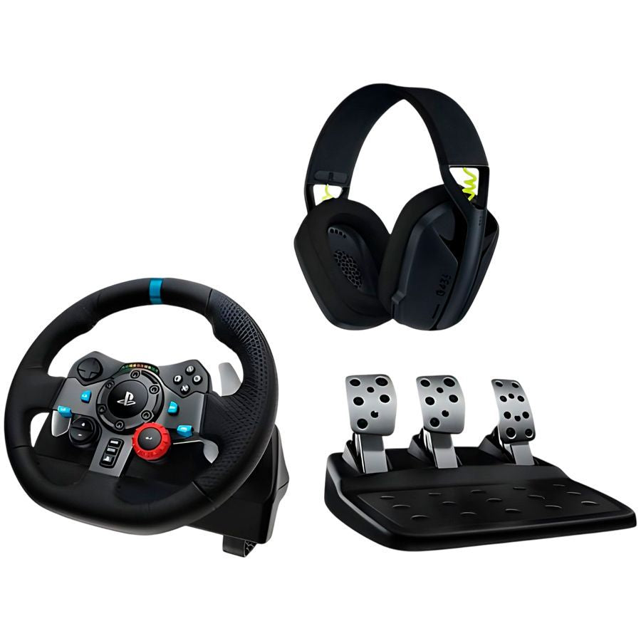 Computer chairs / desks Logitech  LOGITECH G29 EU + G435 - BLACK - USB - PLUGC - EMEA-914 - EU