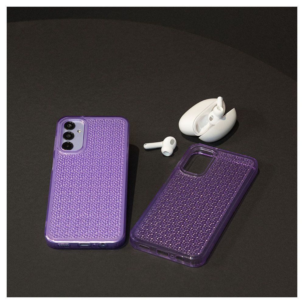 Чехол на заднюю панель iLike Samsung Galaxy A14 5G Silicone case Shine Transparent Violet