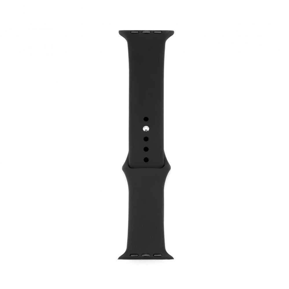 Rihm Connect  Watch 42/44/45mm Silicone Loop Watch Strap (S/M 110mm) Black