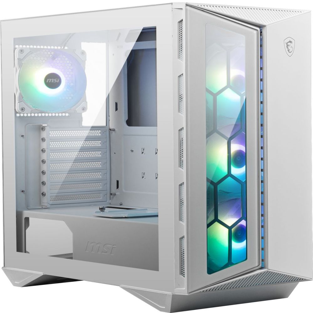 Arvuti korpus MSI  MPG GUNGNIR 110R White, Mid-Tower, Power supply included No