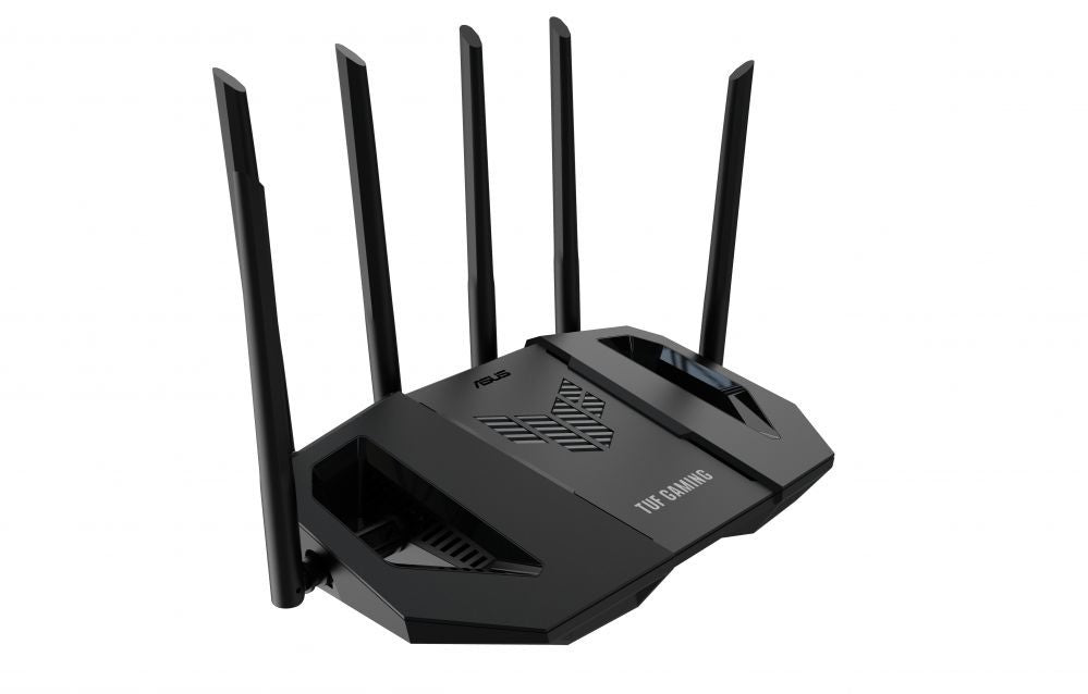 Routers Asus  | Dual Band WiFi 7 Extendable Gaming Router | TUF Gaming BE6500 | 802.11be | 6500 Mbit/s | Ethernet LAN (RJ-45) ports 4 | Mesh Support Yes | MU-MiMO Yes | Antenna type External fixed | 1