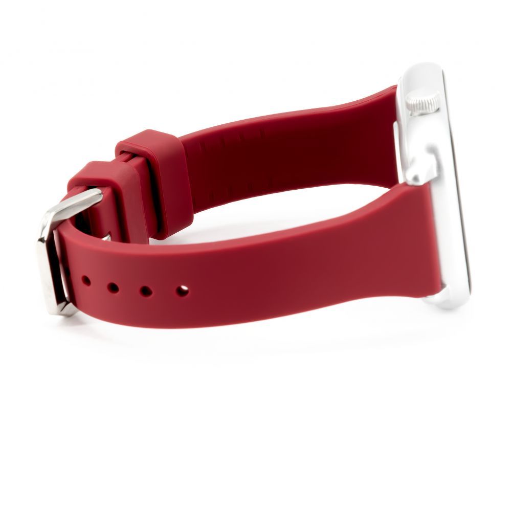 Ремешок Connect  22mm T-buckle Silicone Loop Watch Strap (130mm M/L) Plum