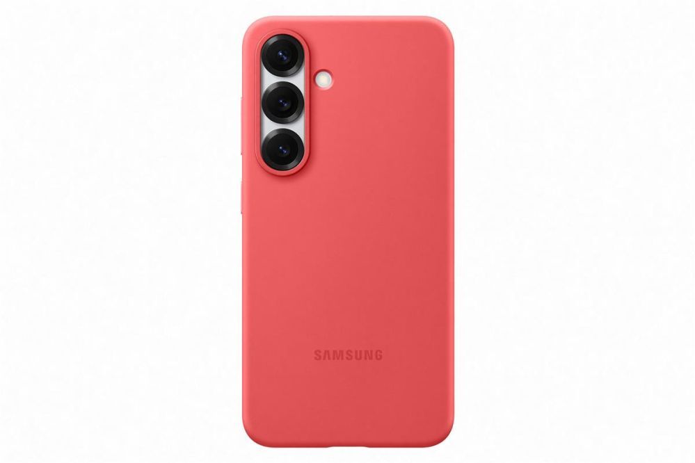 Back panel cover Samsung  PS931CREGWW Silicone Case Samsung Galaxy S25, Red