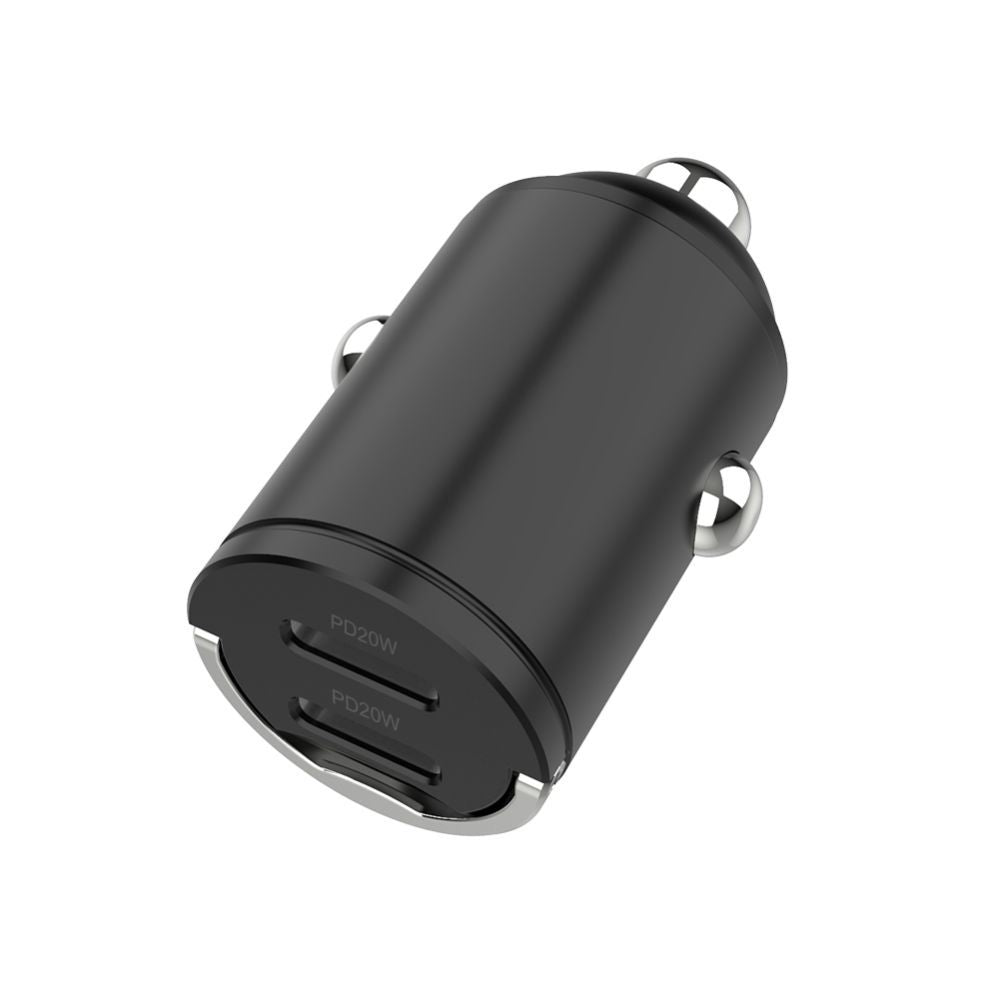 Auto charger seek toti  SEEK TOTI 40W Dual Type-C Port Car Fast Charger, Black