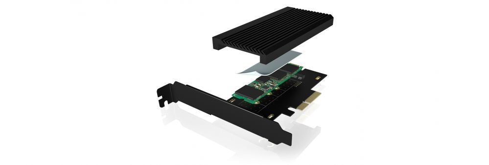Üleminek Raidsonic  Converter for 1x HDD/SSD for PCIe x4 slot IB-PCI208-HS	 Black