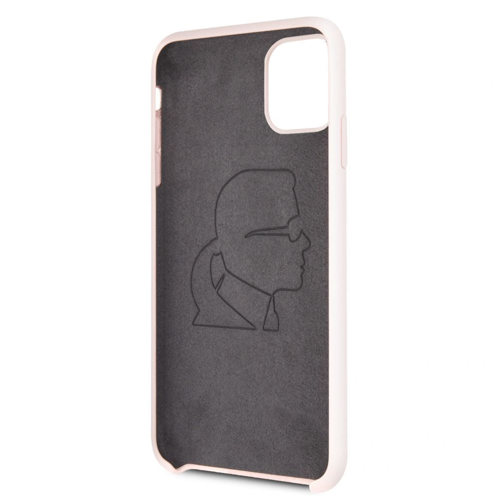 Tagakaaned Karl Lagerfeld Apple iPhone 11 Pro Max Silicone Fullbody Ikonic Pink Pink