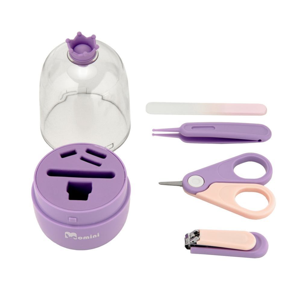 Уход за телом momini  Momini baby nail care kit Lilac Purple
