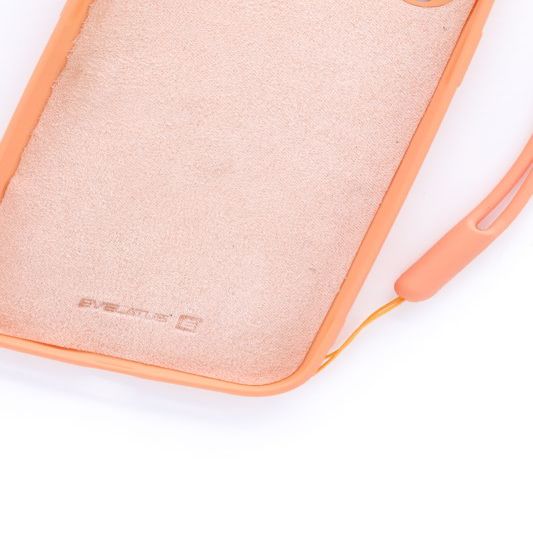 Чехол на заднюю панель Evelatus Apple iPhone XR Soft Touch Silicone Case with Strap Pink