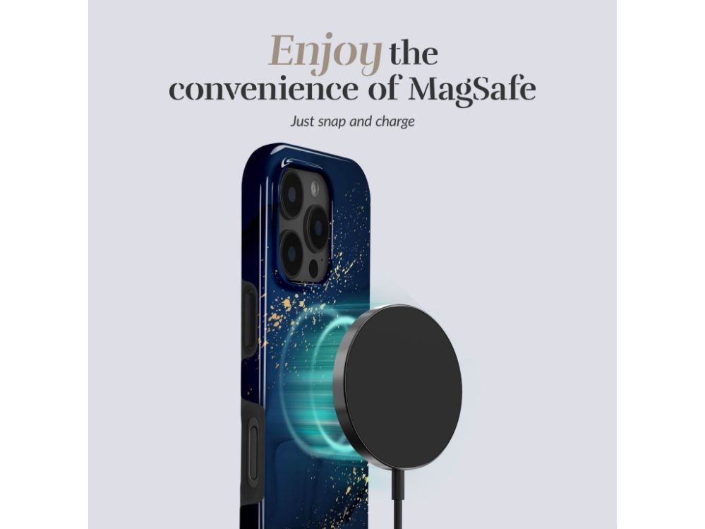 Чехол на заднюю панель Mio  MIO Midnight Sparkle Magsafe Case Compatible for iPhone 17 Pro