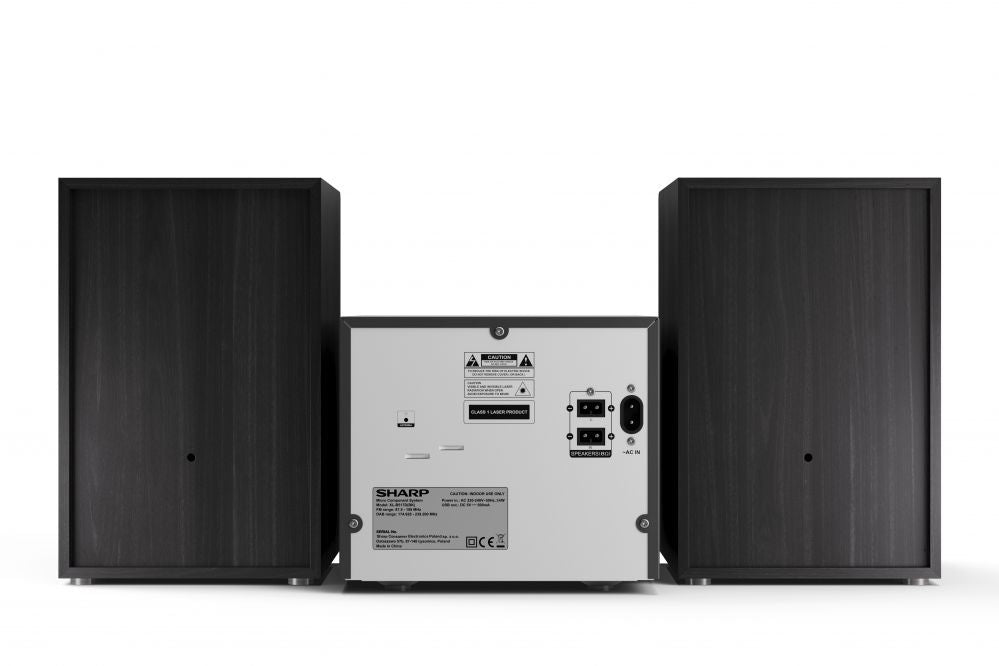 Интерактивное решение Sharp  XL-B517D(BK) Hi-Fi Micro System, CD/FM/USB/Bluetooth v5.0, Aux-in, 45W, Black