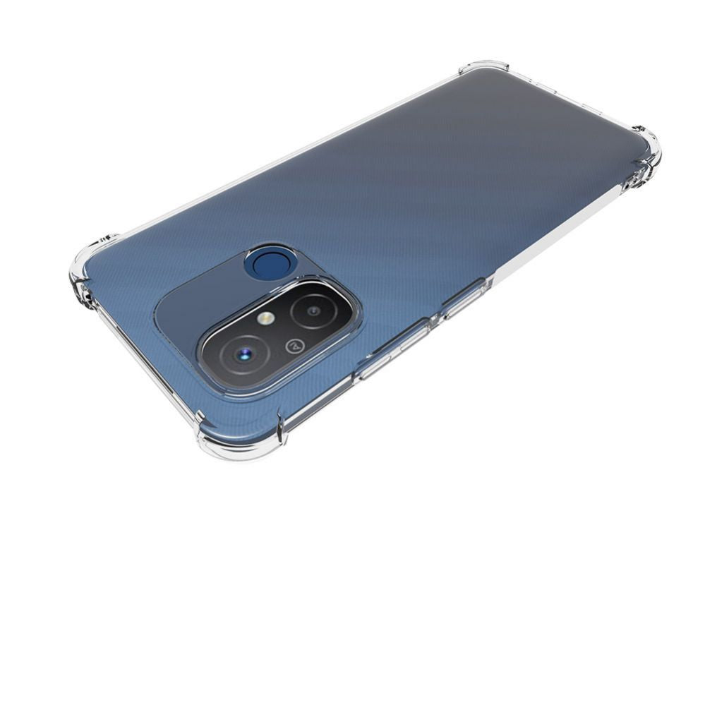Tagakaaned Evelatus Xiaomi Redmi 12C Military Shockproof Silicone Case Transparent Transparent