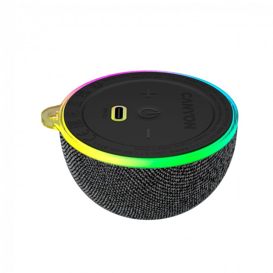 Juhtmevabad kõlarid Canyon  CANYON Magnetic BT speaker OnMove 13 5W Black