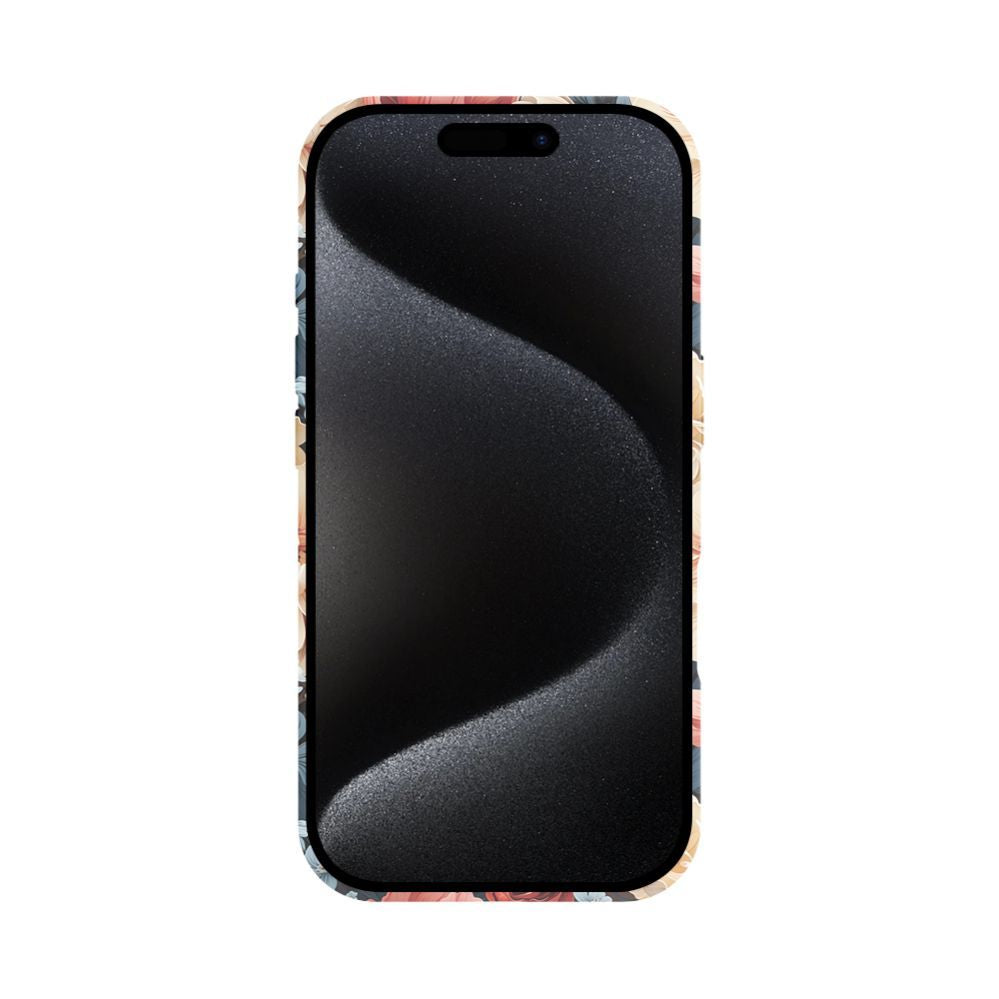 Чехол на заднюю панель Evelatus Apple iPhone 16 Slim Shell with Magsafe customized print design Flower Red